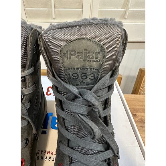 Pajar Canada Trooper 2.0 Men's Snow Boots Dark Grey Nubuck Sz 8.5/9 US 42 EU NIB - Picture 8 of 16